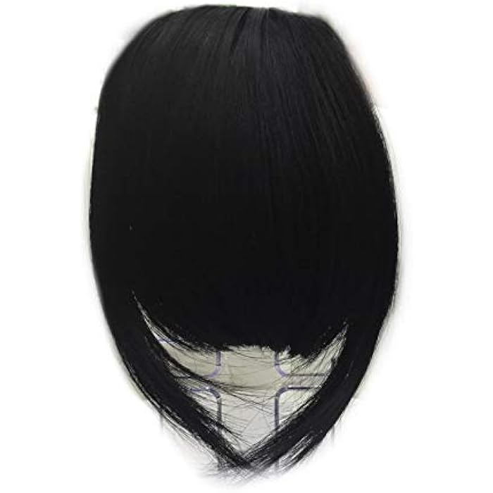 DILLARDS Estelle Clip In Full Fringe Bangs-Black - Image 3